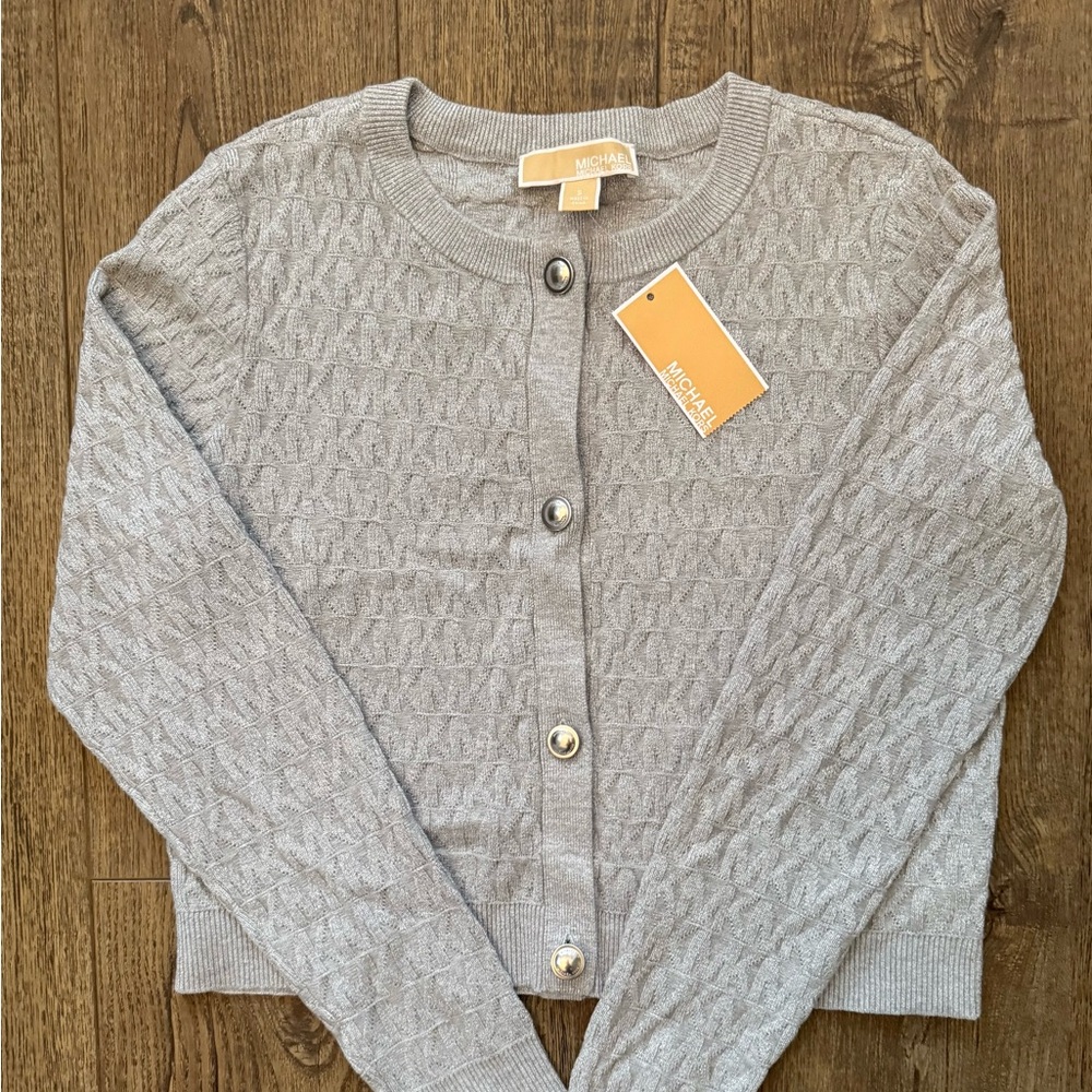 Michael Kors Heather Gray Knit Sweater